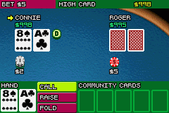Texas Hold'em Poker screenshot 3 for GameBoy Advance